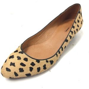 Reduced!! MADEWELL 9.5 Kitten Flats Leopard Print
